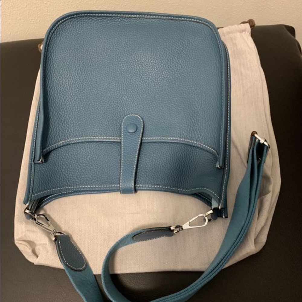 Evelyne iii gm style blue hobo bag